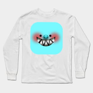 Blue Smile Long Sleeve T-Shirt